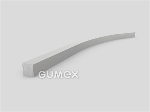 Quadratisches Silikonprofil, 5x5mm, 60°ShA, -60°C/+230°C, weiß, 